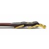 K-9 Komfort 1 Inch Dark Brown Latigo with Rust Cow Hide Premium Deluxe Leather Center Ring Collar